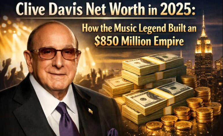 Clive Davis Net Worth in 2025: How the Music Legend Built an $850 Million Empire