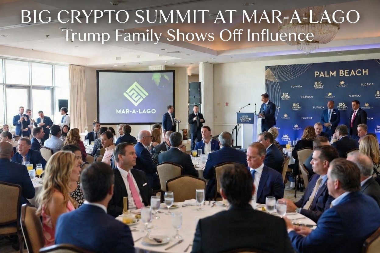 BIG CRYPTO SUMMIT AT MAR-A-LAGO – Trump Family Shows Off Influence