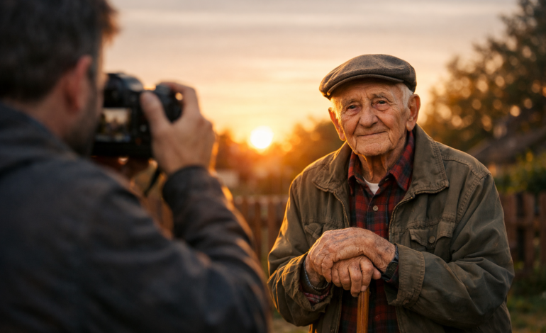 My Elderly Neighbor Asked Me to Take His Photo Every Day for a Year