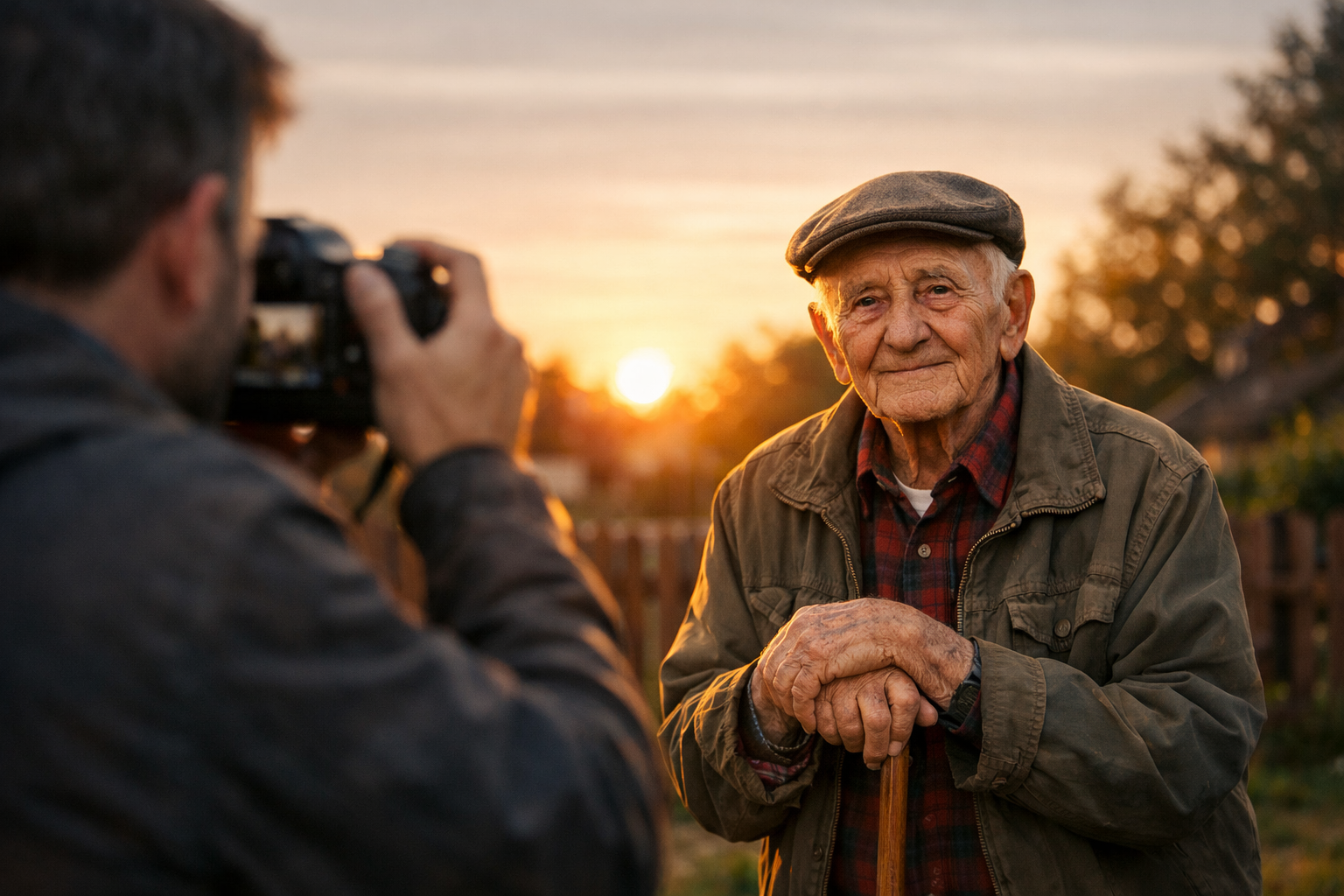 My Elderly Neighbor Asked Me to Take His Photo Every Day for a Year
