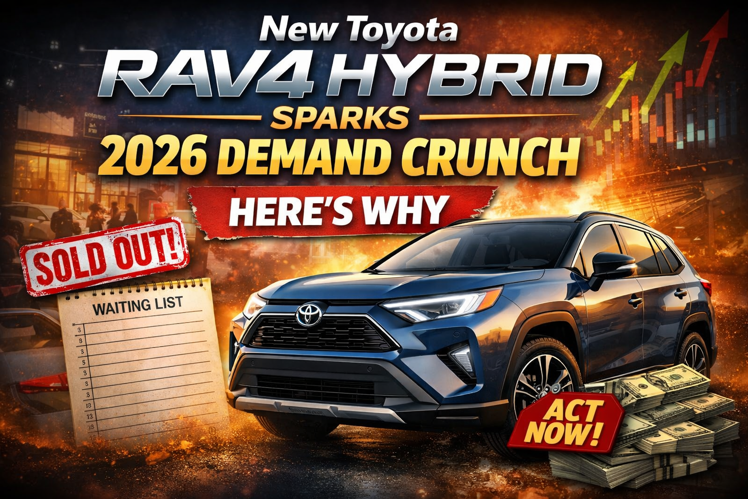 New Toyota RAV4 Hybrid Waitlist Hits 10 Months: What’s Happening?