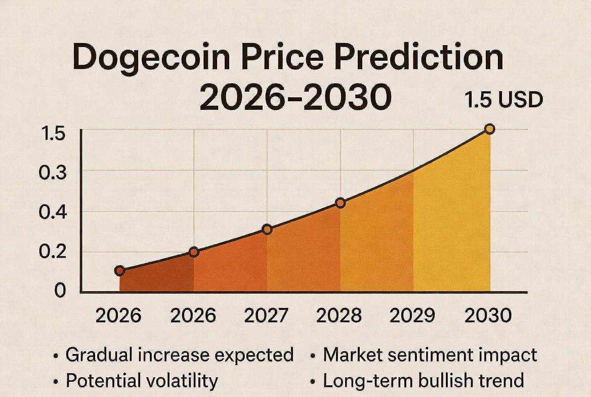 Dogecoin Price Prediction 2026–2030: What the Data Actually Shows
