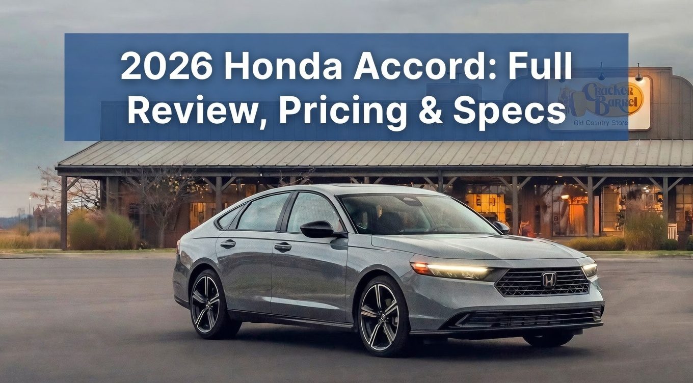 2026 Honda Accord: Full Review, Pricing & Specs
