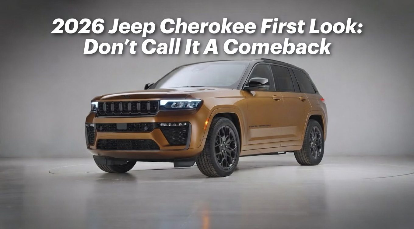 2026 Jeep Cherokee First Look: Don’t Call It A Comeback
