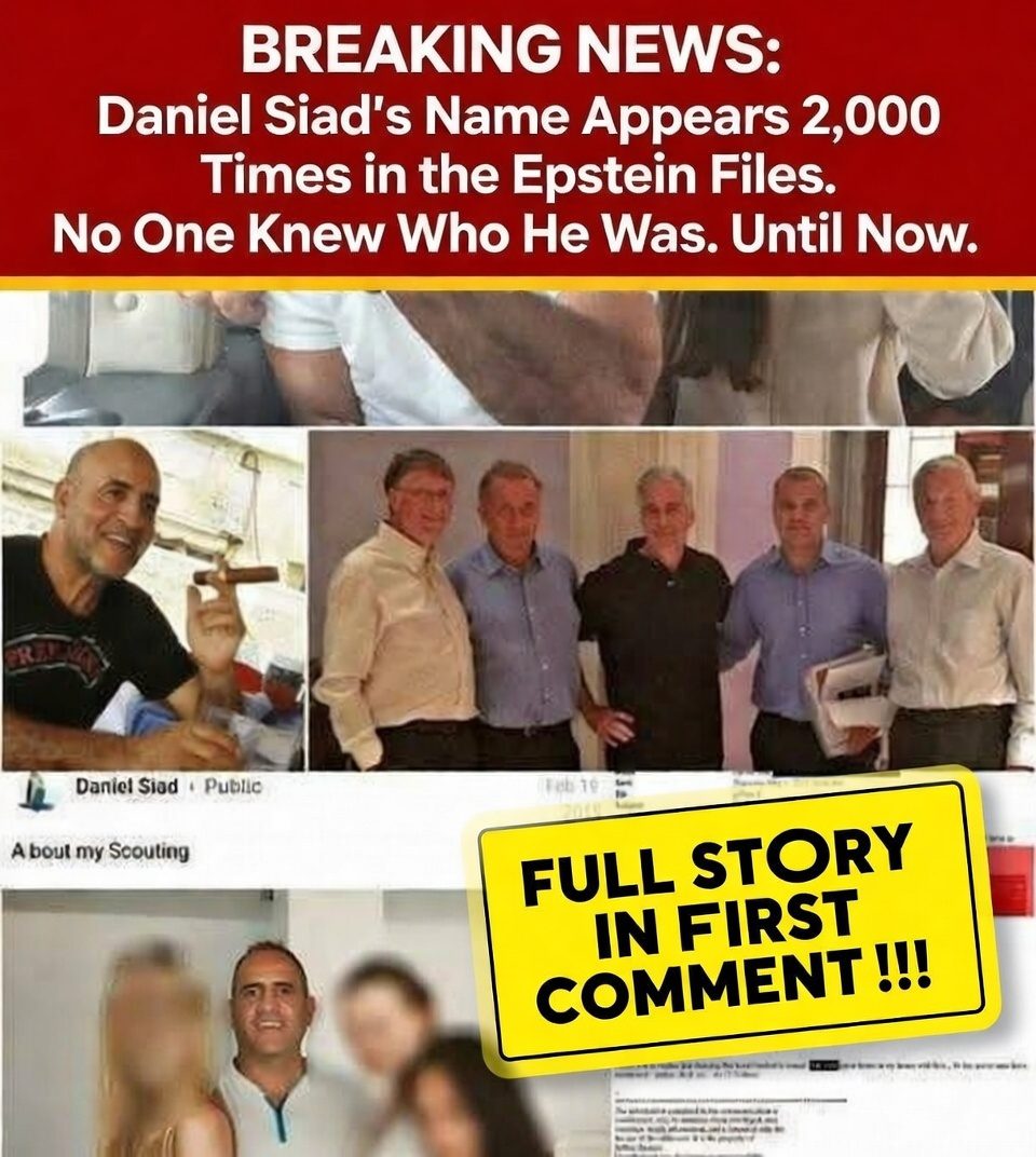 Daniel Siad’s Name Appears 2,000 Times in the Epstein Files. No One Knew Who He Was. Until Now.