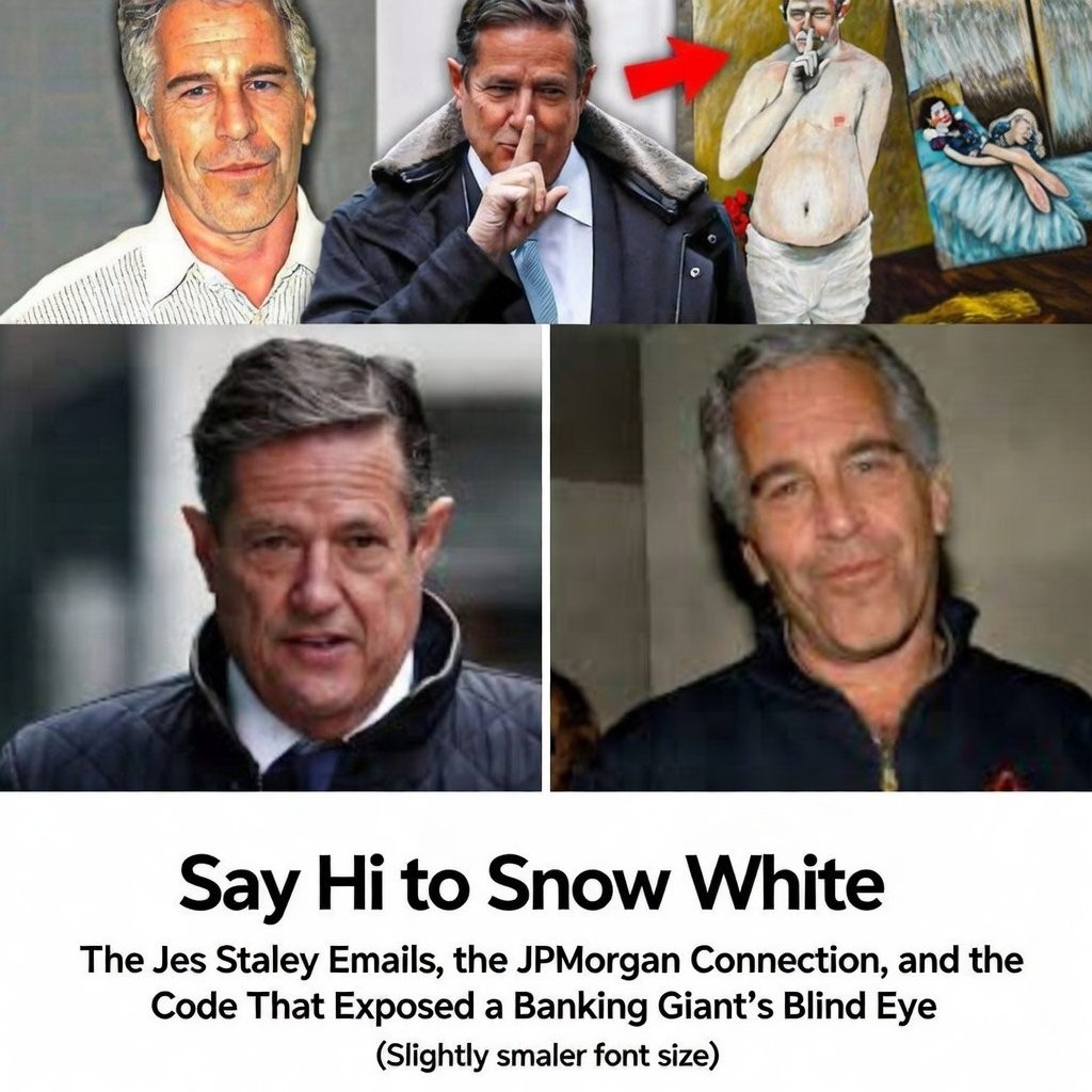“Say Hi to Snow White”: The Jes Staley Emails, the JPMorgan Connection, and the Code That Exposed a Banking Giant’s Blind Eye