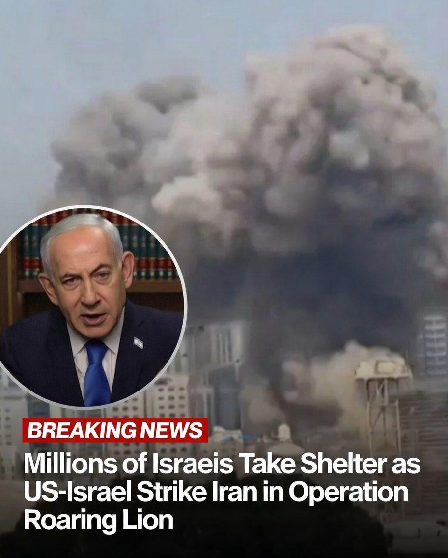 Millions of Israelis Take Shelter as US-Israel Strike Iran in Operation Roaring Lion