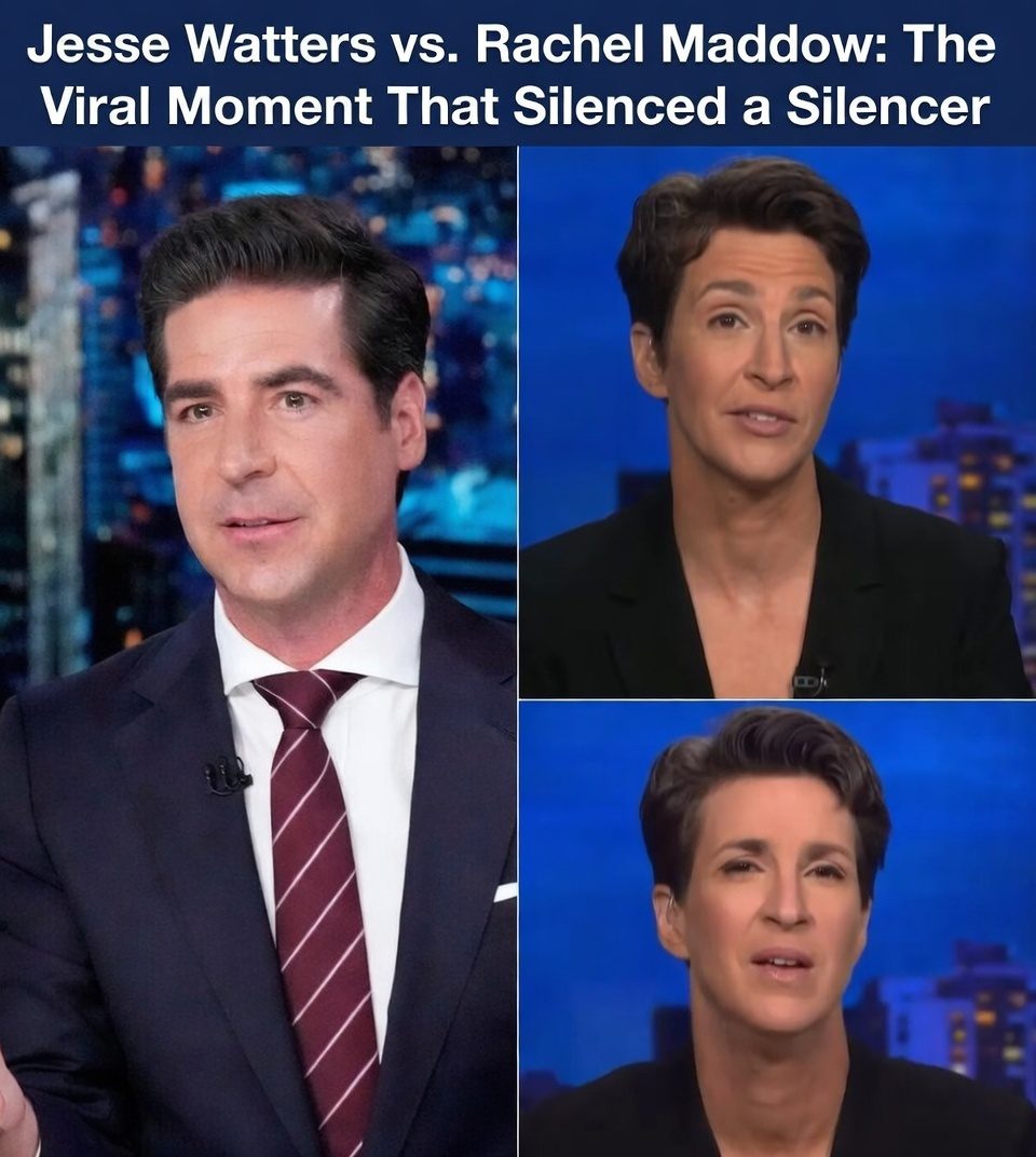 Jesse Watters vs. Rachel Maddow: The Viral Moment That Silenced a Silencer