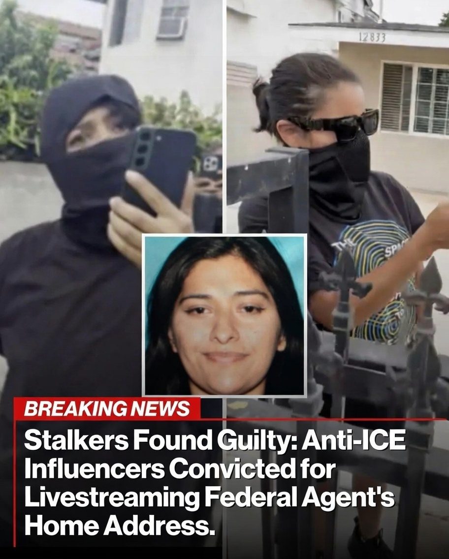 Stalkers Found Guilty: Anti-ICE Influencers Convicted for Livestreaming Federal Agent’s Home Address