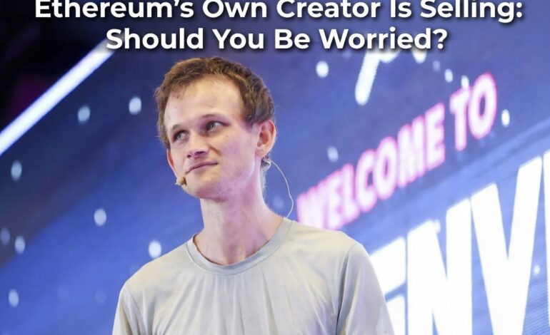 Ethereum’s Own Creator Is Selling: Should You Be Worried?