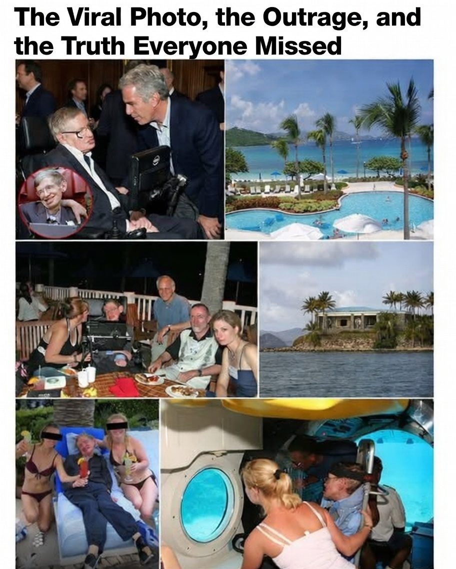 Stephen Hawking in the Epstein Files: The Viral Photo, the Outrage, and the Truth Everyone Missed