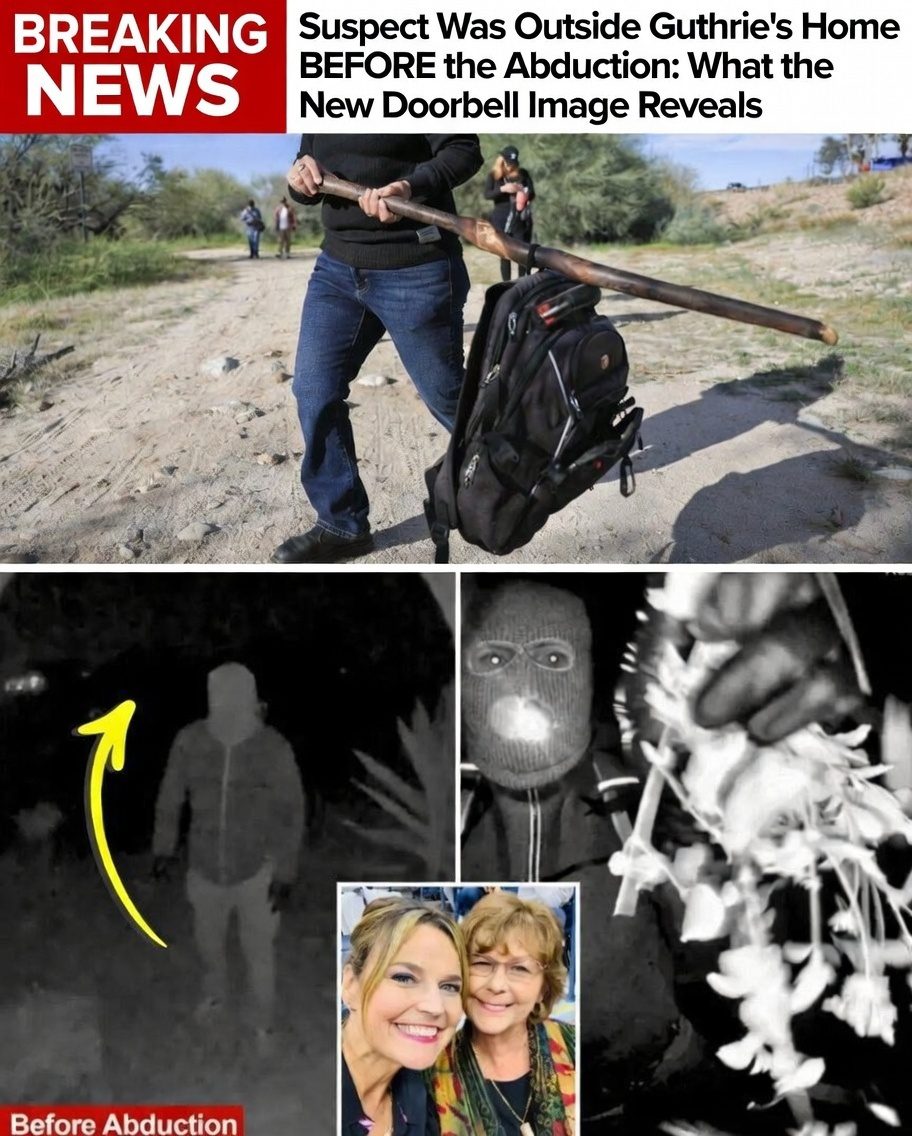 Suspect Was Outside Guthrie’s Home BEFORE the Abduction: What the New Doorbell Image Reveals