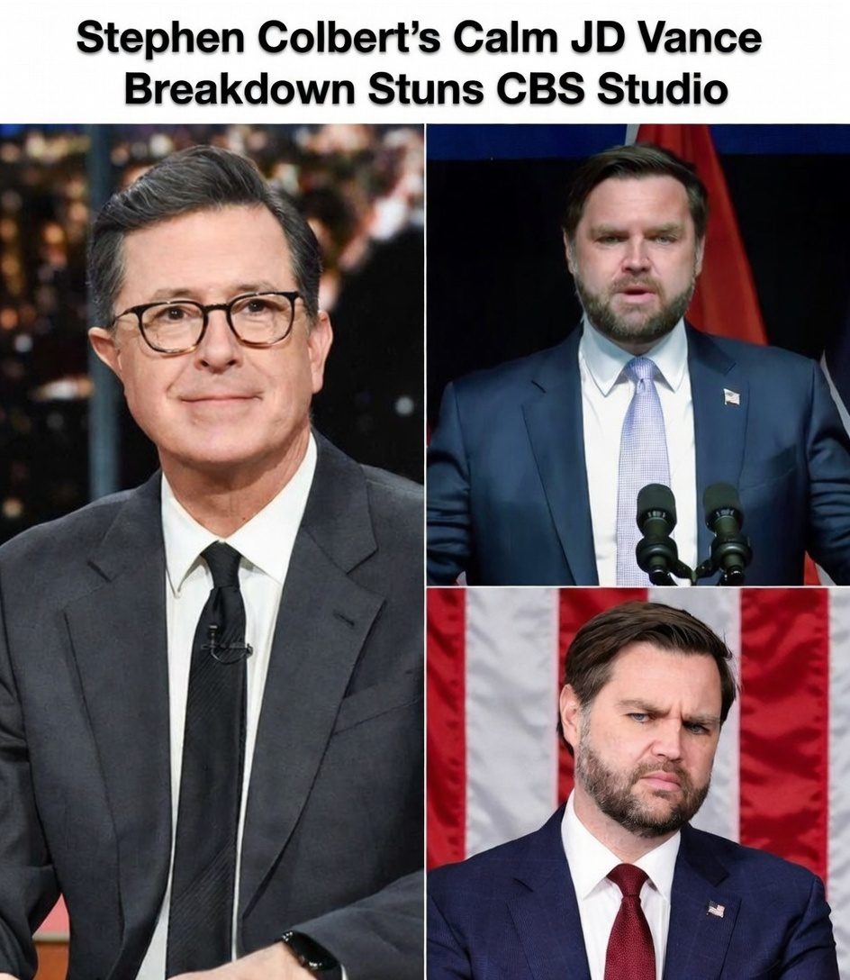 Stephen Colbert’s Calm JD Vance Breakdown Stuns CBS Studio