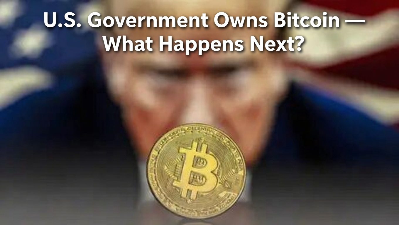 U.S. Government Owns Bitcoin — What Happens Next?