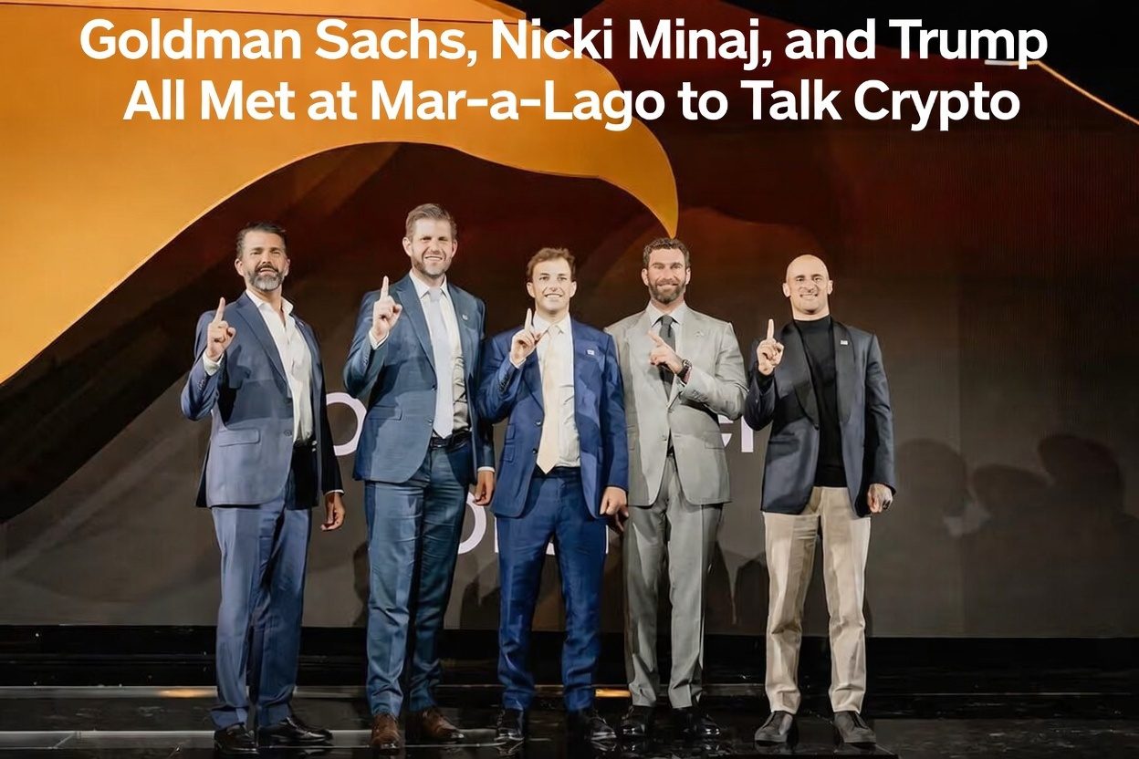Goldman Sachs, Nicki Minaj, and Trump All Met at Mar-a-Lago to Talk Crypto — Here’s What Was Really Said