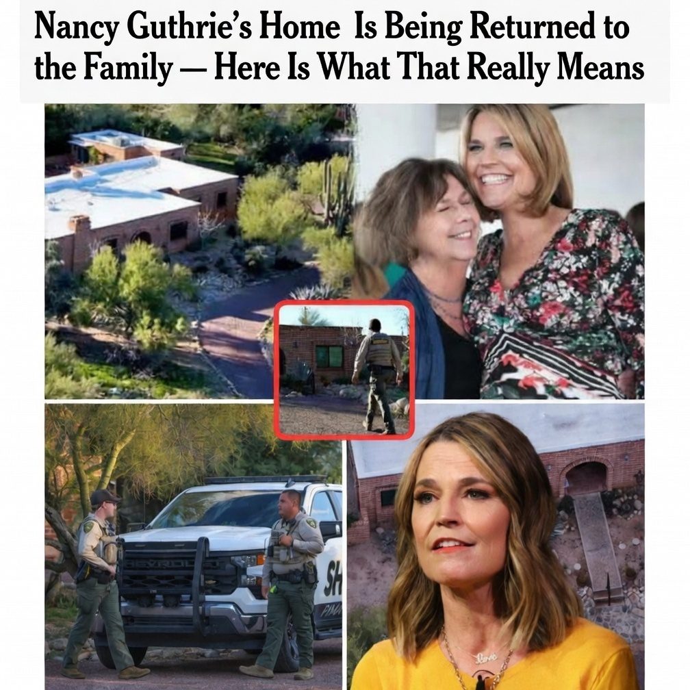 Nancy Guthrie’s Home Is Being Returned to the Family — Here Is What That Really Means