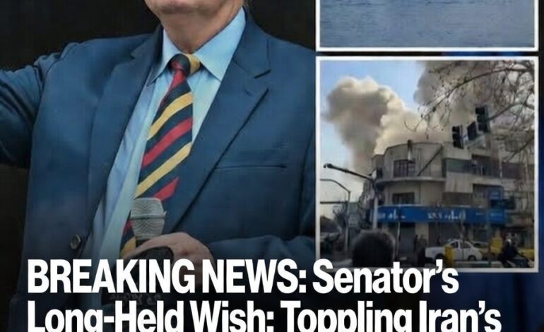 Senator’s Long-Held Wish: Toppling Iran’s Supreme Leader Khamenei