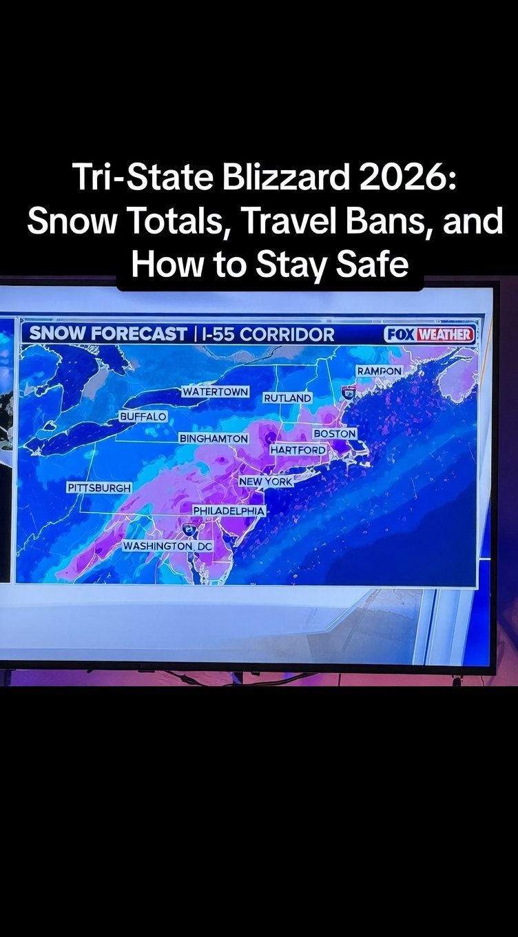 Tri-State Blizzard 2026: Snow Totals, Travel Bans, and How to Stay Safe