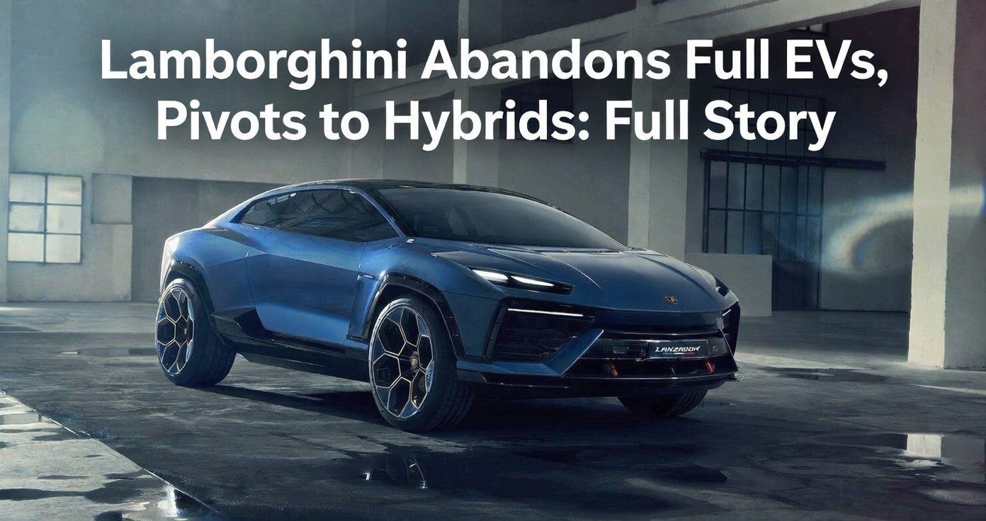 Lamborghini Abandons Full EVs, Pivots to Hybrids: Full Story