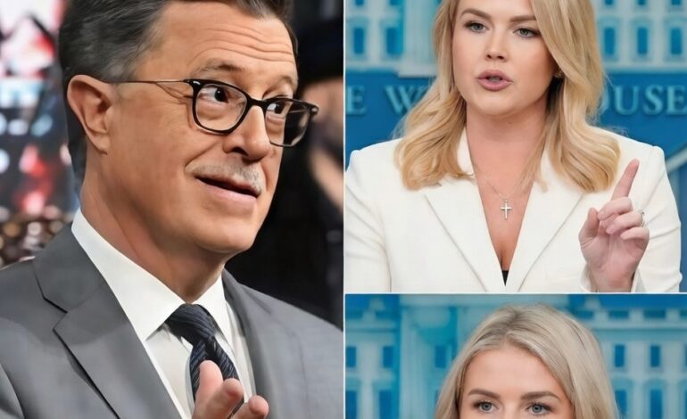 Did Karoline Leavitt Appear on Colbert’s Show? The Truth.