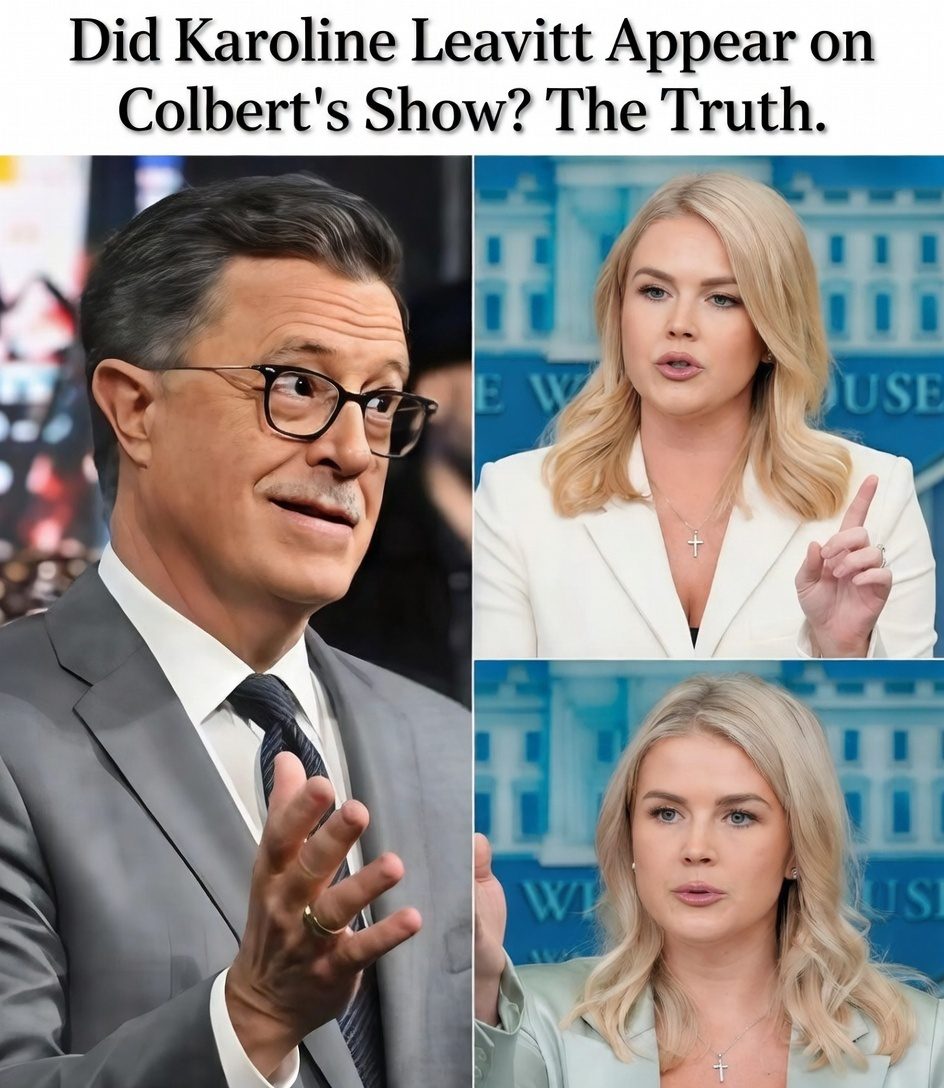 Did Karoline Leavitt Appear on Colbert’s Show? The Truth.