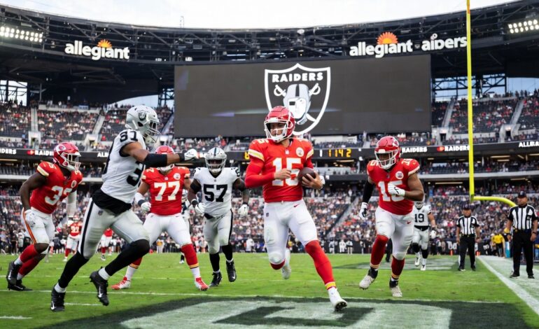 Kansas City Chiefs vs Las Vegas Raiders Match Player Stats