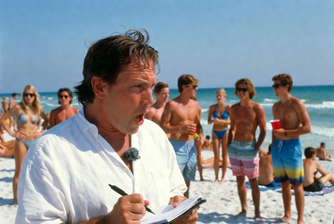 Reporter Hits the Beach, What These Spring Breakers Said Left Him Speechless