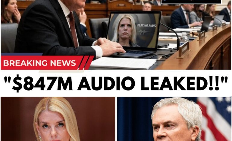 “Shocking Audio Surfaces… Pam Bondi, Jeffrey Epstein, and a Billion-Dollar Mystery Now in Focus”