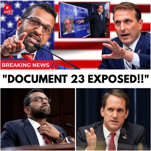 “‘Document 23’ Revealed: Kash Patel at the Center of a Controversy No One Saw Coming”
