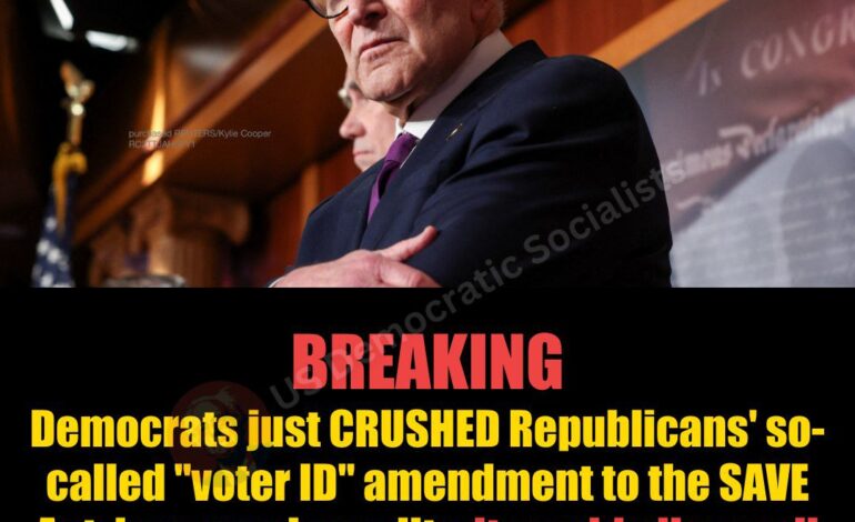 BREAKING: Democrats Shut Down GOP Plan That Could Let Officials See Your Mail-In Vote — Here’s What They Tried to Slip In