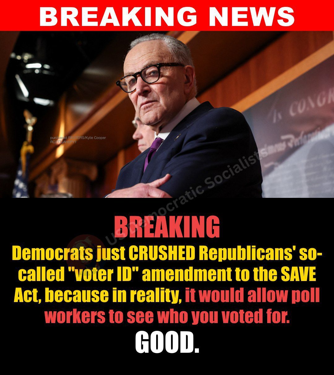 BREAKING: Democrats Shut Down GOP Plan That Could Let Officials See Your Mail-In Vote — Here’s What They Tried to Slip In