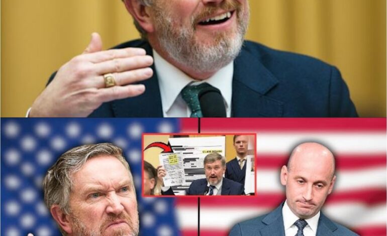 He Asked About $1.4B… Then 143 Seconds of Silence, Stephen Miller Had No Immediate Answer