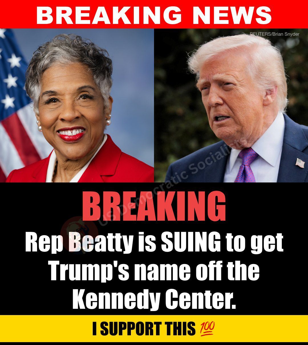 Lawsuit Filed to Remove Trump’s Name From the Kennedy Center — The Legal Battle Just Exploded