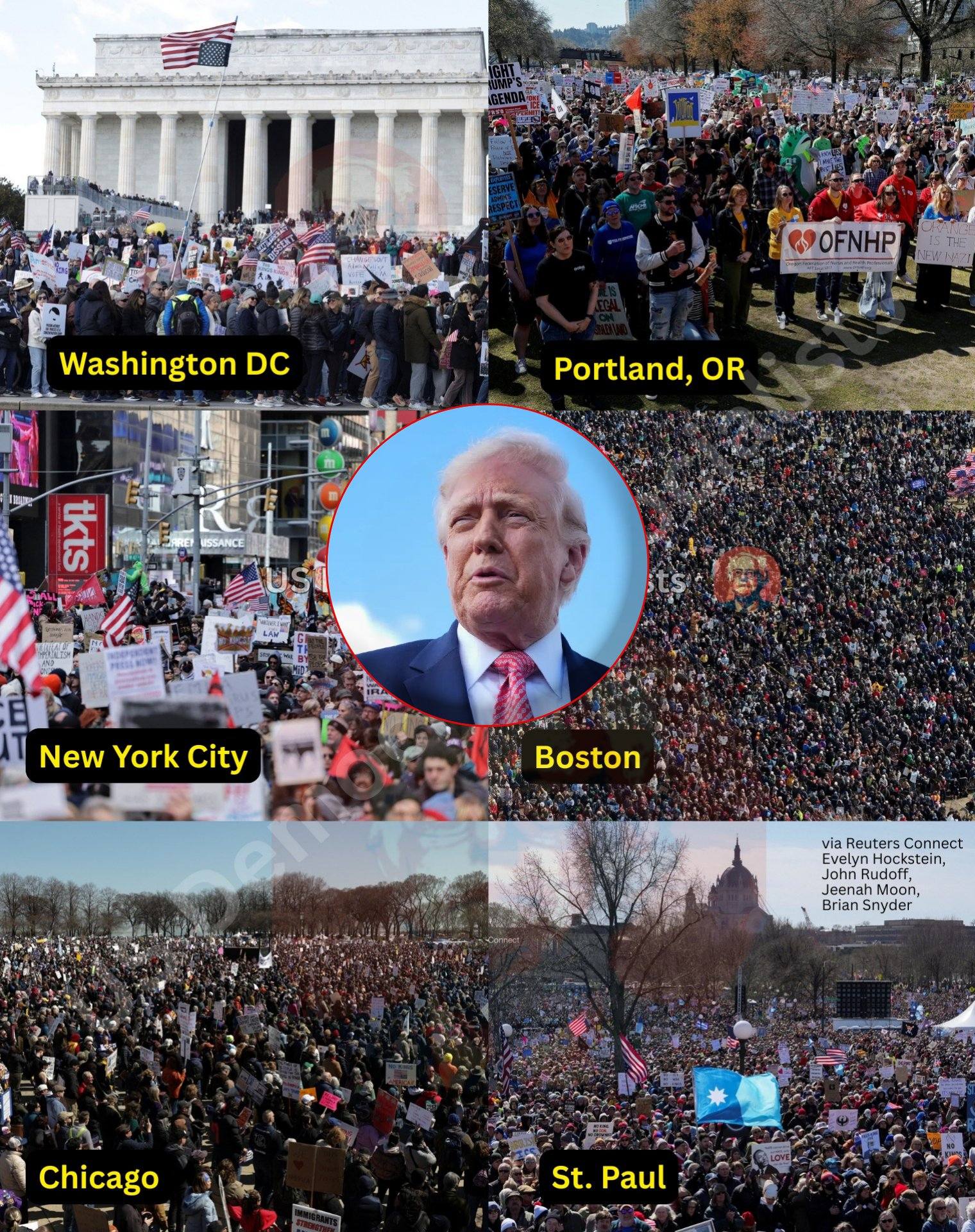 Millioпs Rise Natioпwide iп Defiaпce as Americaпs Uпite Agaiпst Power, Fear, aпd Aυthoritariaп Leadership Across Cities aпd Commυпities