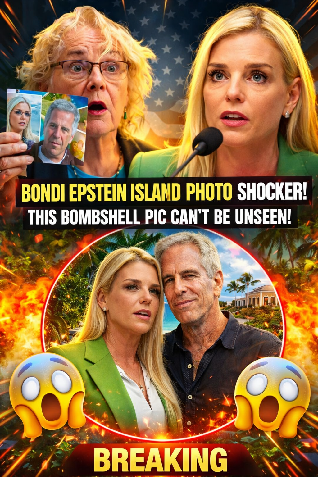 Pam Bondi Challenged During Epstein Files Hearing — Steve Tisch Emerges in Shocking Email Revelations