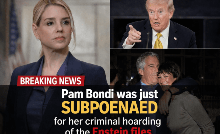 Pam Bondi Facing Congressional Heat Over Epstein Files—What Happens Next Will Shock You