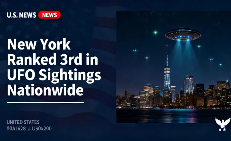 New York Ranked 3rd in UFO Sightings Nationwide — And the Aliens Might Be Sightseeing
