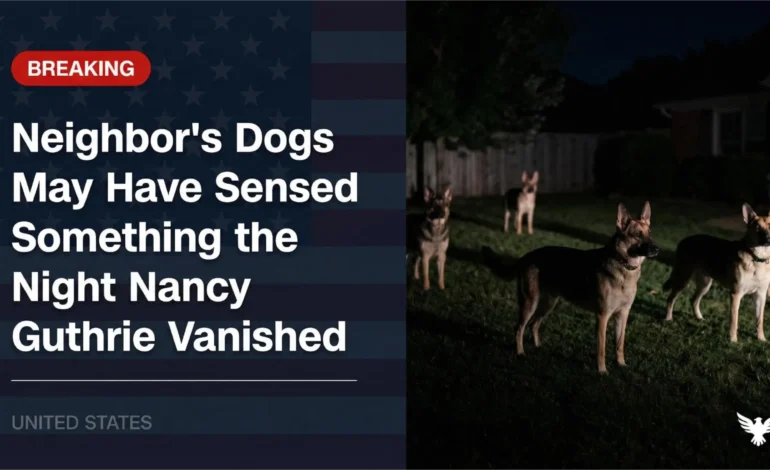 “They Don’t Usually Act Like That”: Neighbor’s Dogs May Have Sensed Something the Night Nancy Guthrie Vanished
