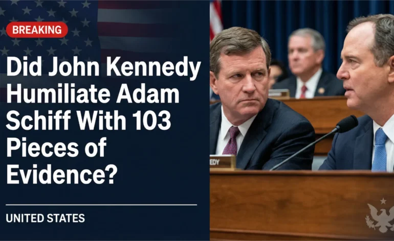 Did John Kennedy Humiliate Adam Schiff With 103 Pieces of Evidence?
