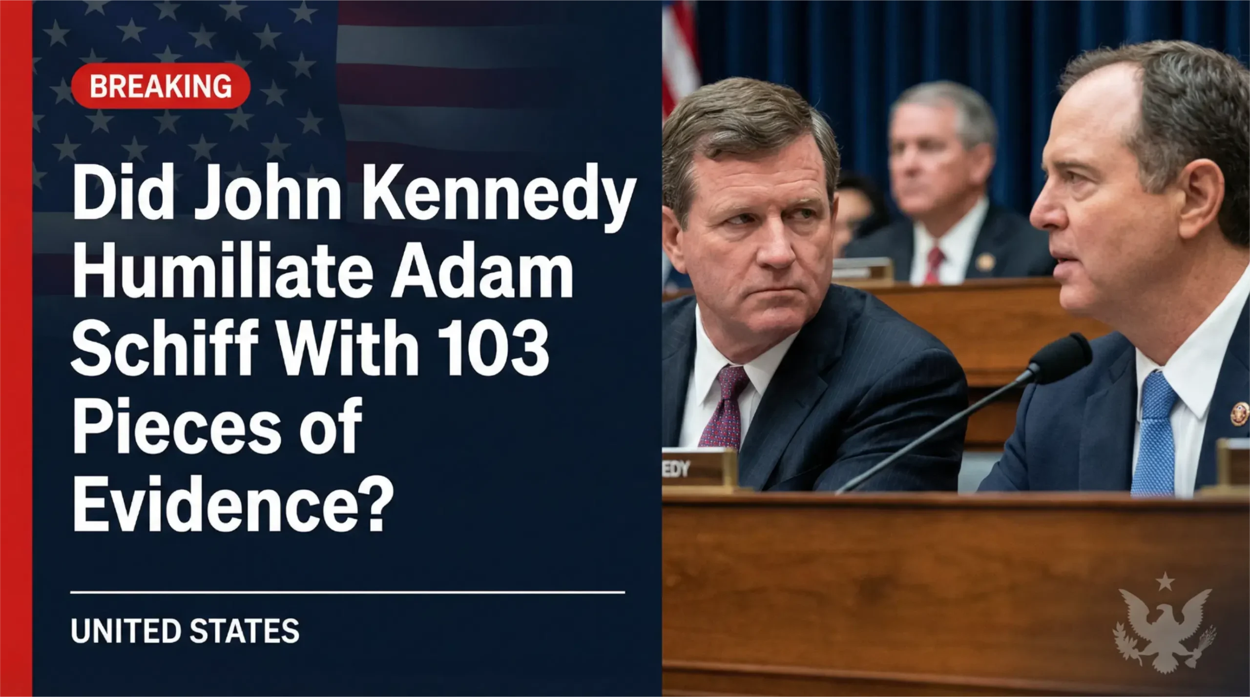 Did John Kennedy Humiliate Adam Schiff With 103 Pieces of Evidence?