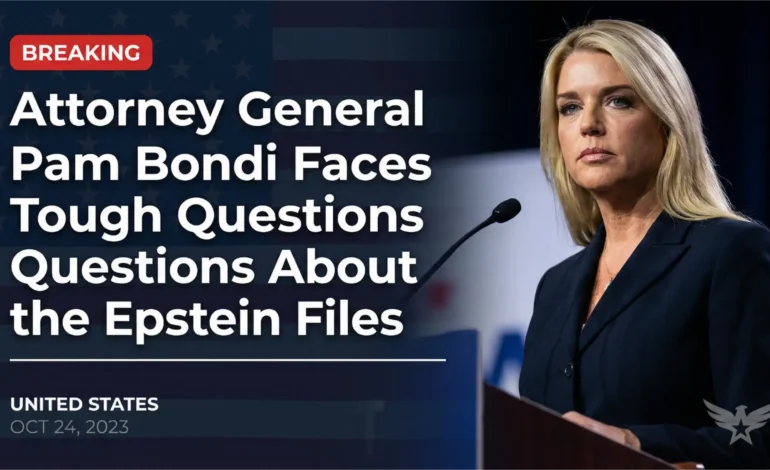 Attorney General Pam Bondi Faces Tough Questions About the Epstein Files — And Her Answers Raise More Concerns