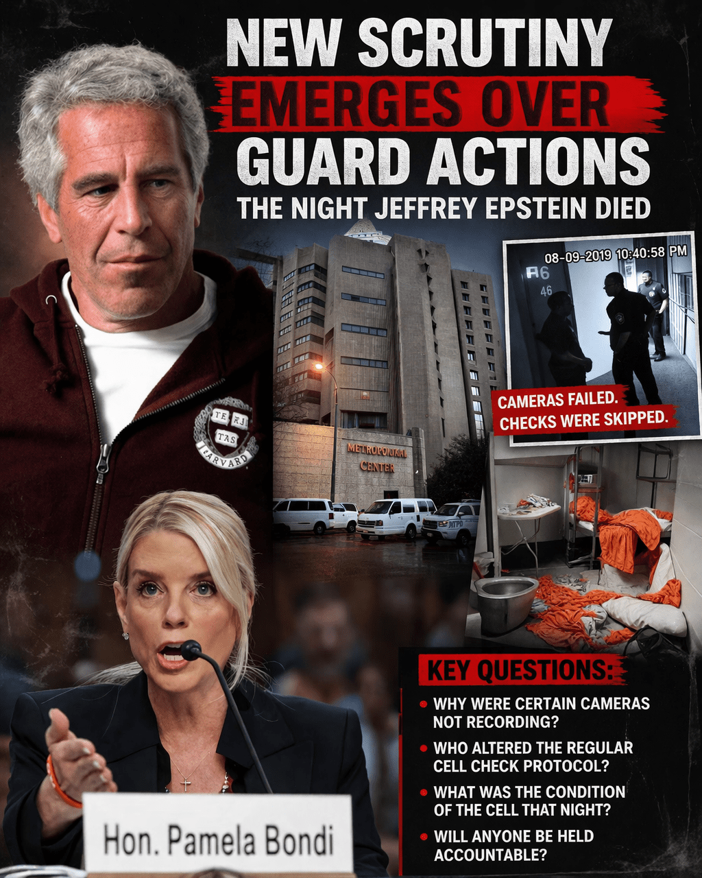 Epstein Jail Guard Under Fire: Untold Details of Suspicious Activity Emerge as Congress Demands Answers