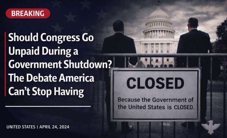 Should Congress Go Unpaid During a Government Shutdown? The Debate America Can’t Stop Having