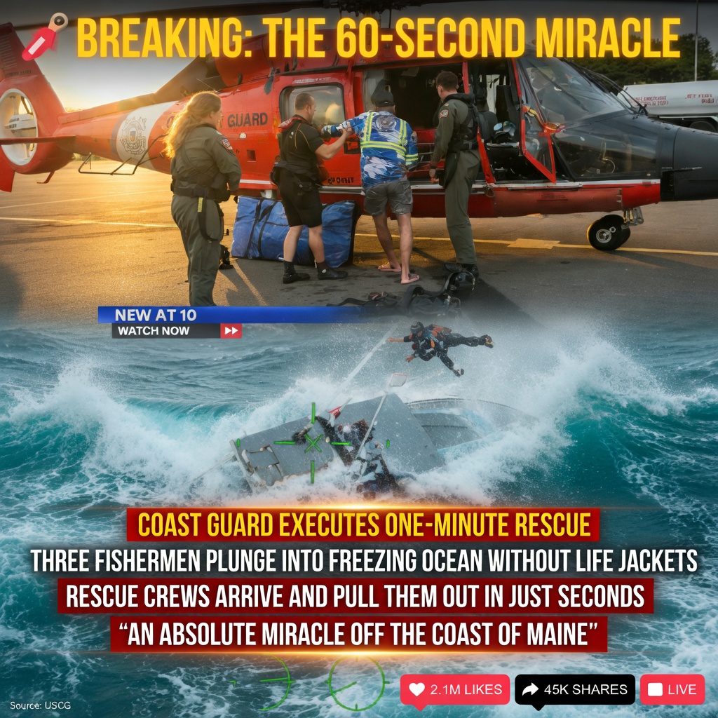 One Minute to Live: Inside the Dramatic U.S. Coast Guard Rescue Off the Coast of Maine