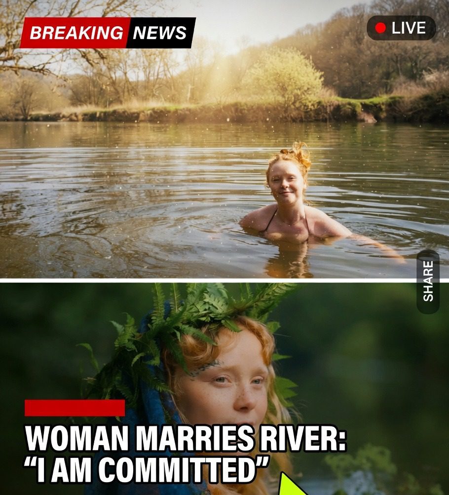 Woman Who Married a River Reveals How She Keeps the “Love” Alive