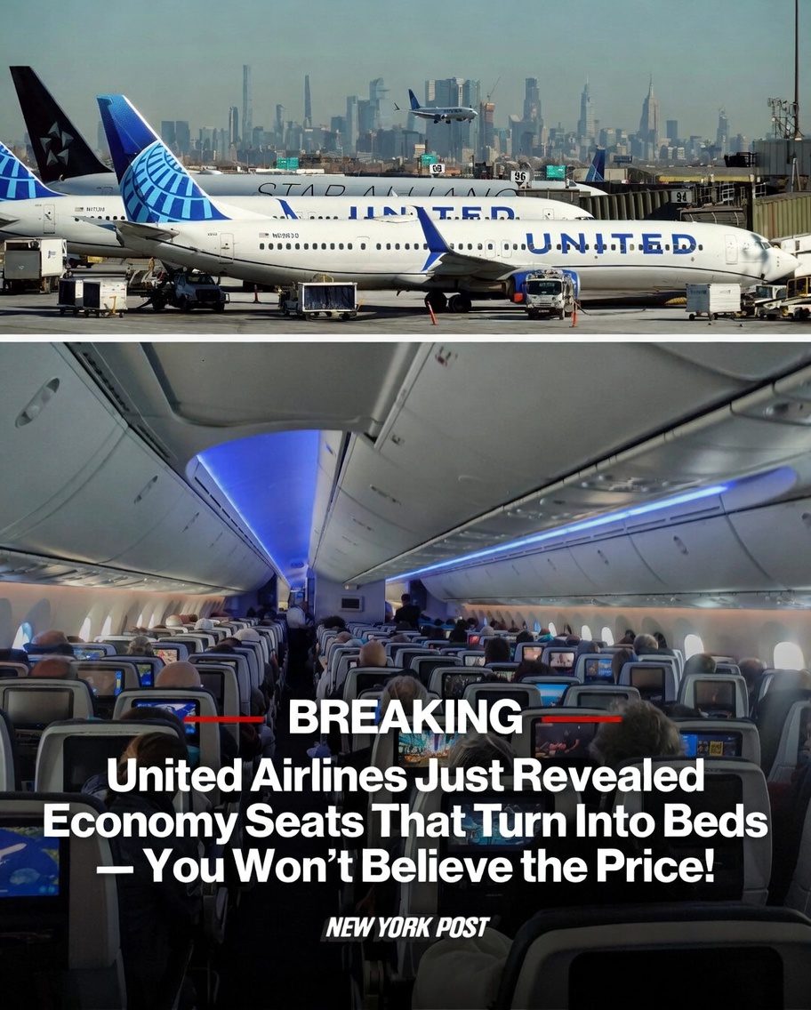 United Airlines Just Revealed Economy Seats That Turn Into Beds — You Won’t Believe the Price!