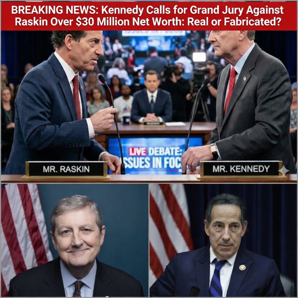 Kennedy Calls for Grand Jury Against Raskin Over $30 Million Net Worth: Real or Fabricated?