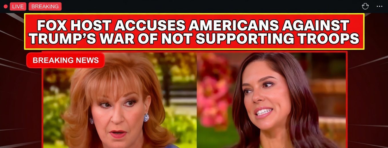 Fox host accuses Americans against Trump’s war of not supporting troops