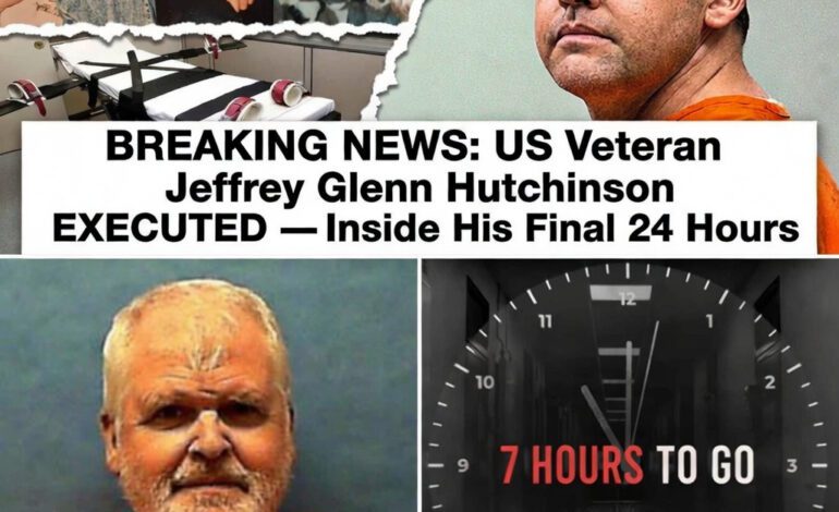 US Veteran Jeffrey Glenn Hutchinson EXECUTED — Inside His Final 24 Hours