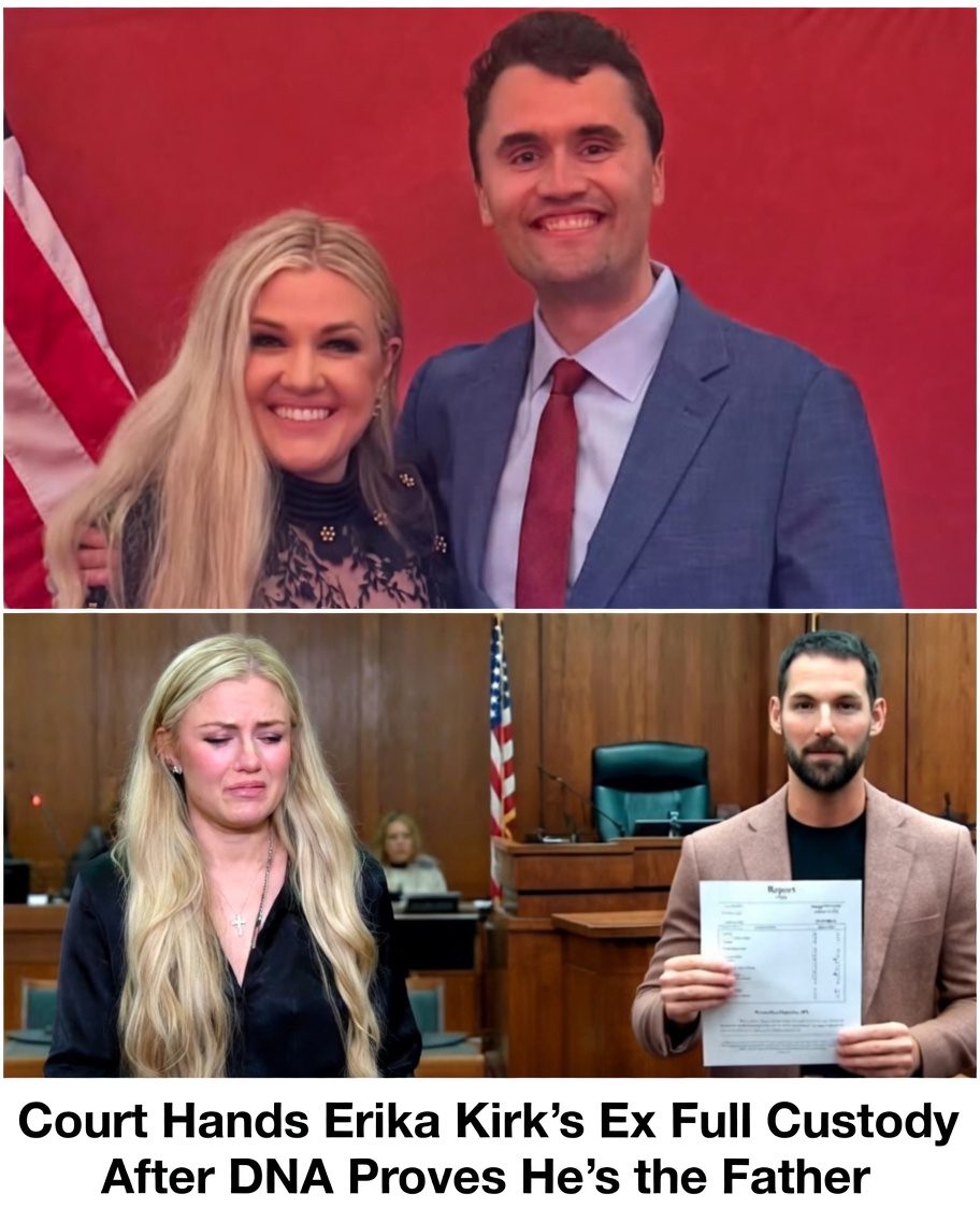 Court Hands Erika Kirk’s Ex Full Custody After DNA Proves He’s the Father